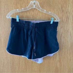 Lululemon reversible shorts. Navy and light purple